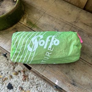 Soflo Riders pouch made with repurposed kite